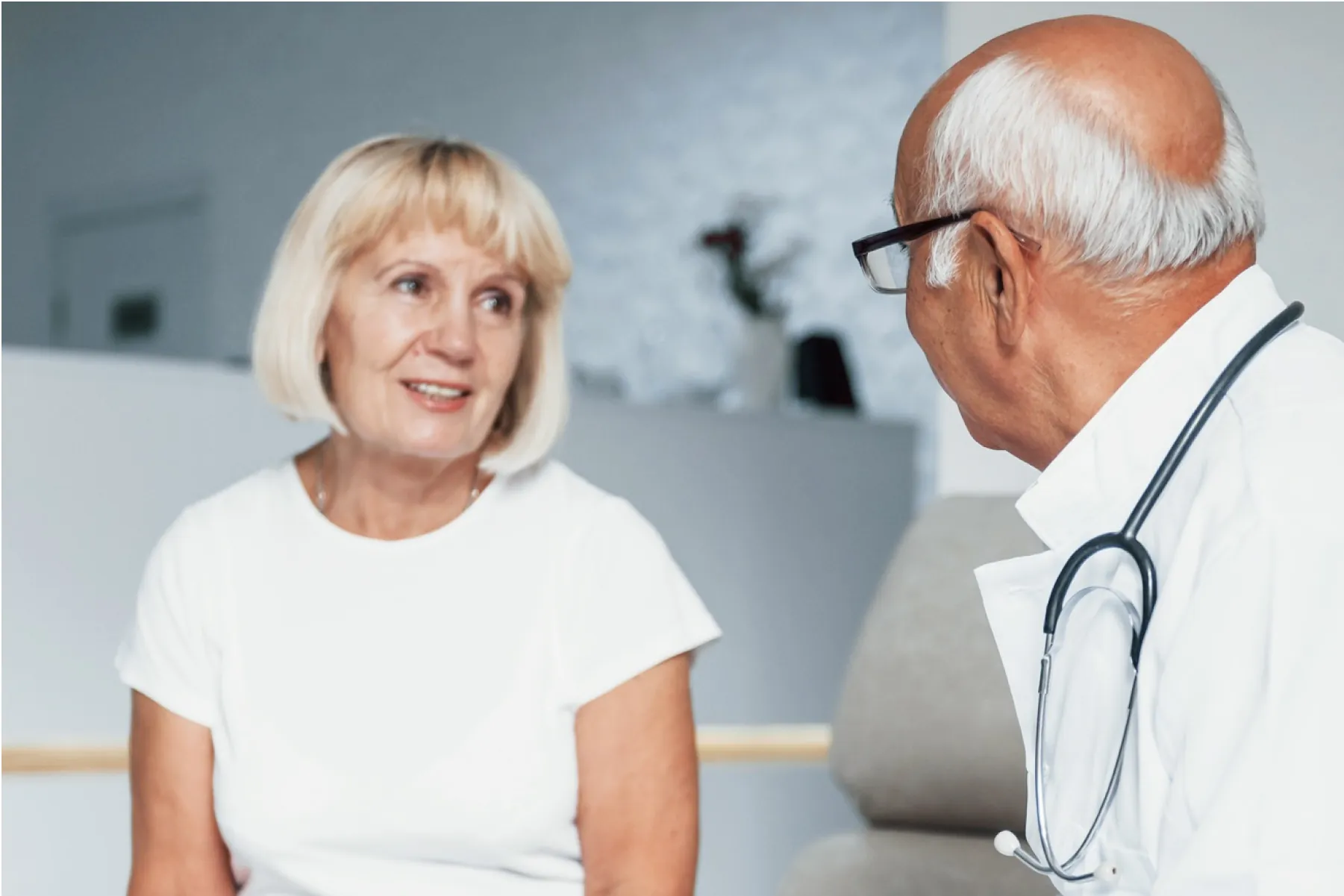 Follow Up & Long-Term Monitoring - Patient at follow-up appointment